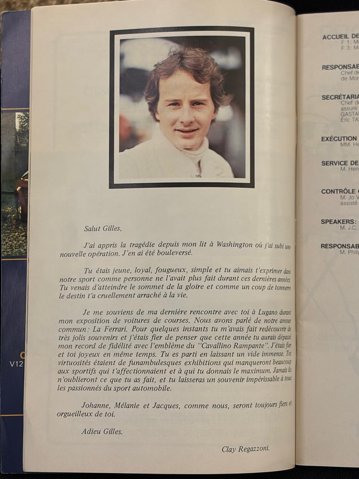 Programme Officiel du Grand-Prix de Monaco de 1982