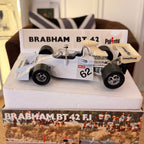 BRABHAM BT 42 F.1 de couleur blanche