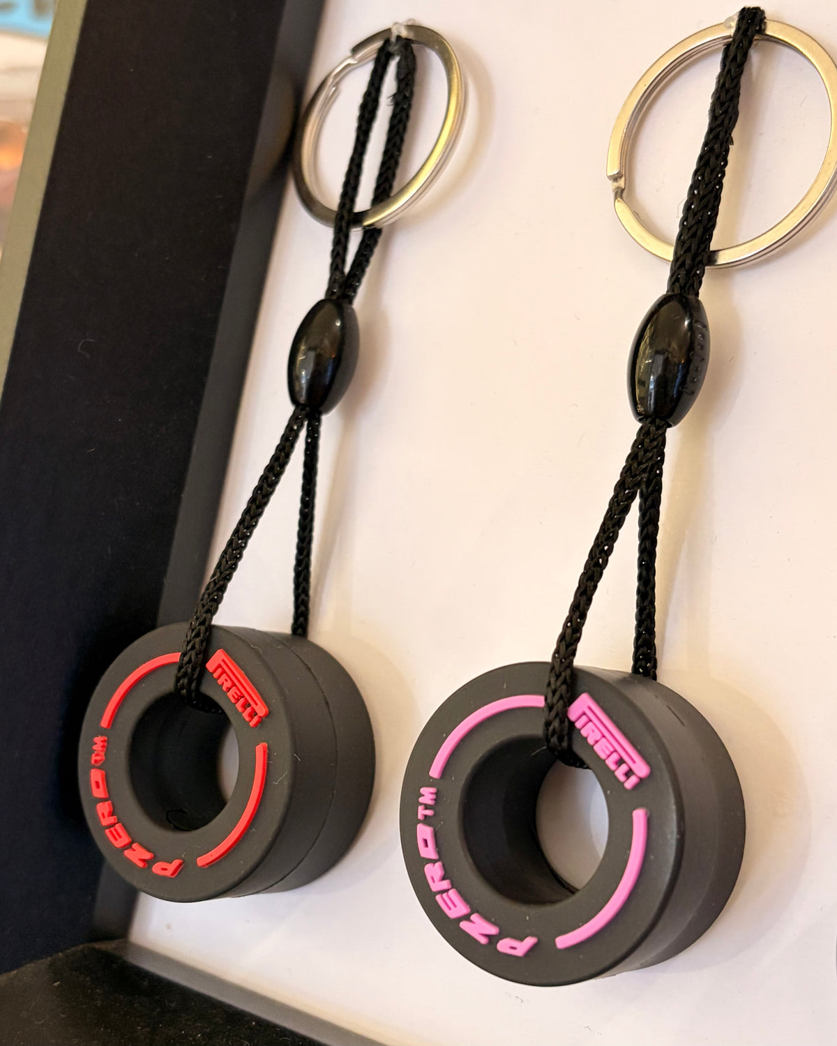 Porte-clés roue en PVC souple