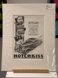 Affiche publicitaire HOTCHKISS